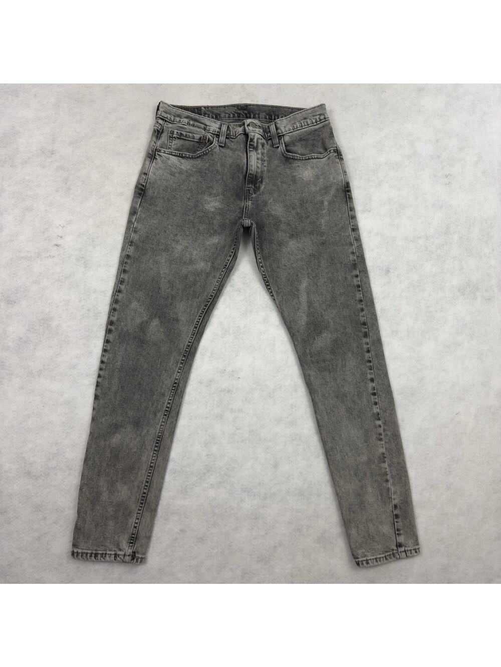 Levis 512 Slim Taper Jeans Mens 32X32 Gray Stretch Denim Modern Fit